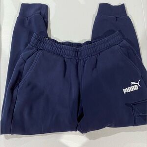 Puma navy blue sweats large